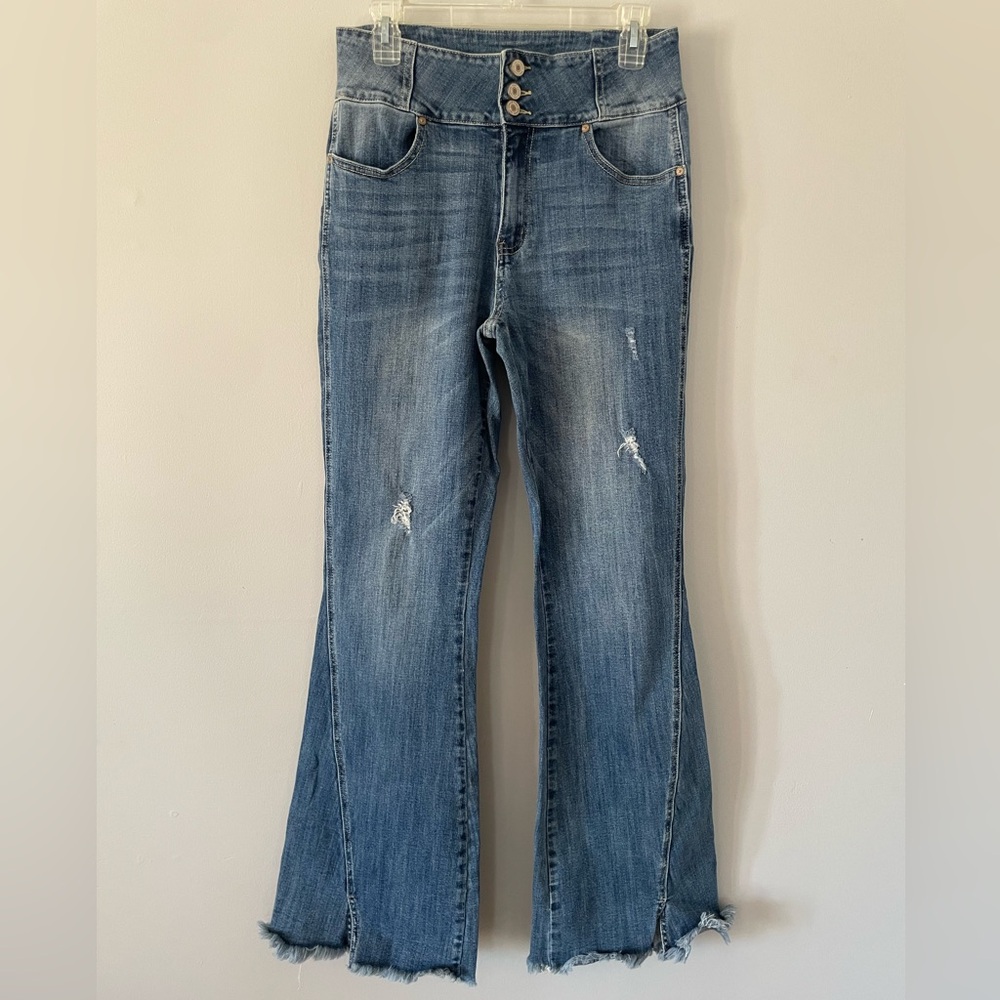 KanCan Bootcut Raw Hem Jeans SZ 9/28